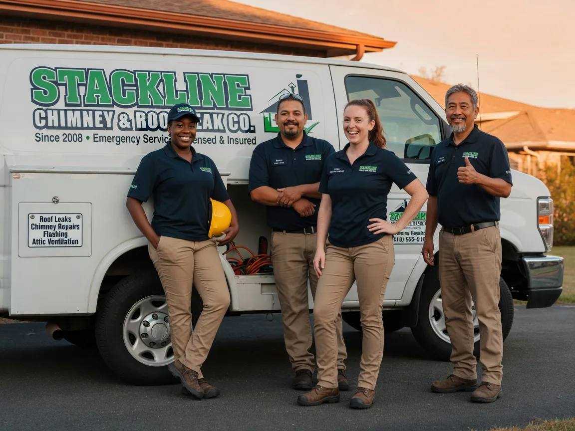 Chimney flashing repair company in Coatesville, IN